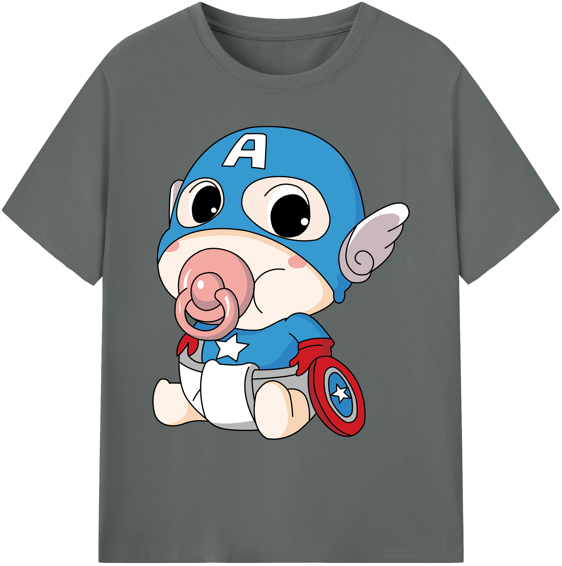 （画像用） アベンジャーズ The Avengers 綿100％ メンズ半袖Tシャツ｜肌触りやわらか＆通気性